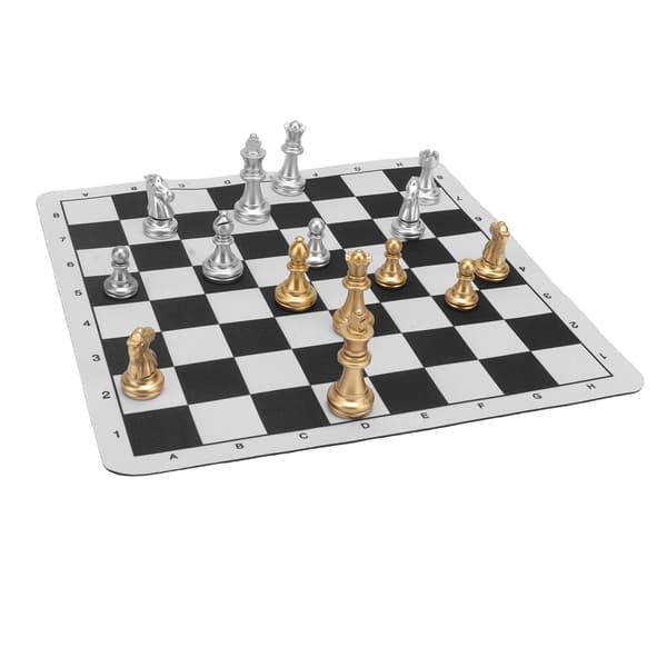 Schackspel Pjäser Brädspel Heminredning Barnleksak Schackbräde Set Kit för Hemresor