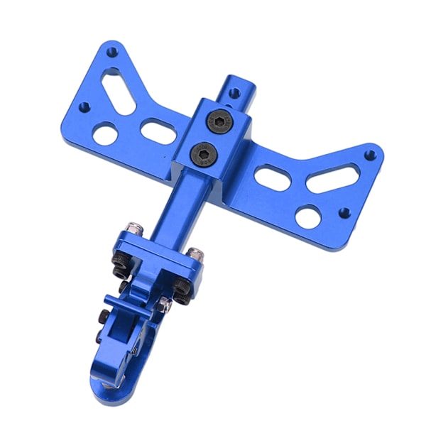 RC Tilhengerkrok Aluminiumlegering Justerbar Lett Tilhengerfeste Brakett for SCX6 1/6 Blå