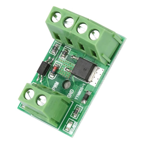 MOS FET Driver Modul Høy Effekt PWM Bryter Kontrollkort 3-20V til 3.7-27VDC 10A