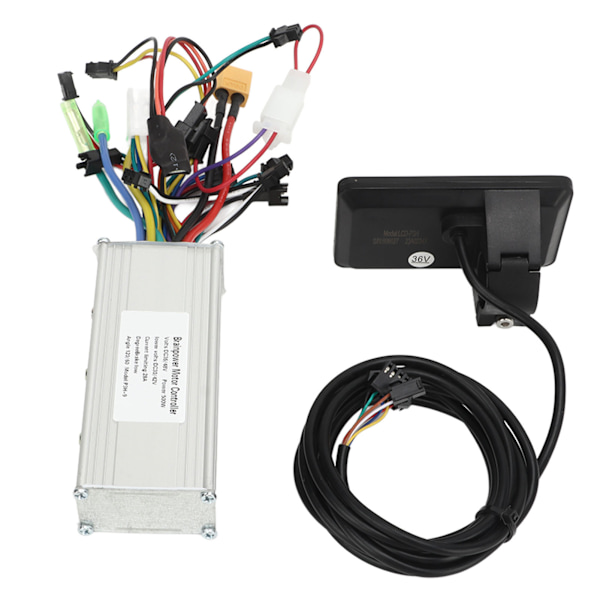 Motor Brushless Controller Kit Electric Bicycle Brushless Controller Kit With Panel 36V 48V 500W