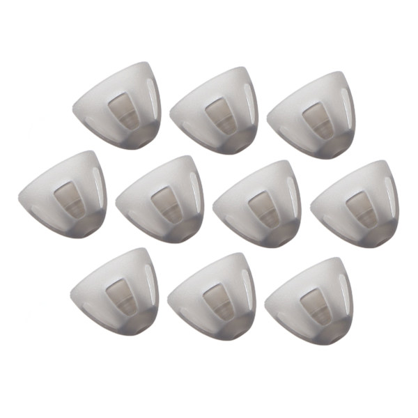 10 st Hörapparater Dome Soft Open Domes Black Layer Replacements Öronsnäcka för äldre Hörselskada PeopleMedium 8mm/0.31in