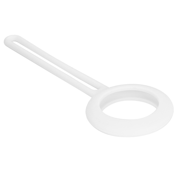 Silikonløkkebeskyttelsesdeksel Bærbart anti-ripebeskyttelsesskall for IOS LocatorWhite
