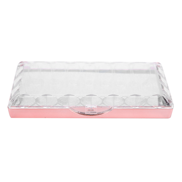 16 rutnätsfack Fake Nail Förvaringsbox Bärbar Akryl Fake Nail Box för HemsalongA Style