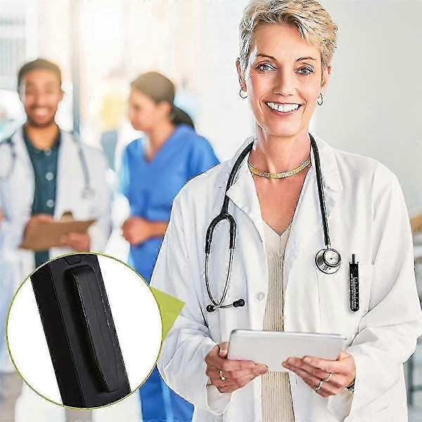 EKG Mätverktyg EKG-kaliper med linjal Svart kaliperdelare för sjuksköterska eller läkare