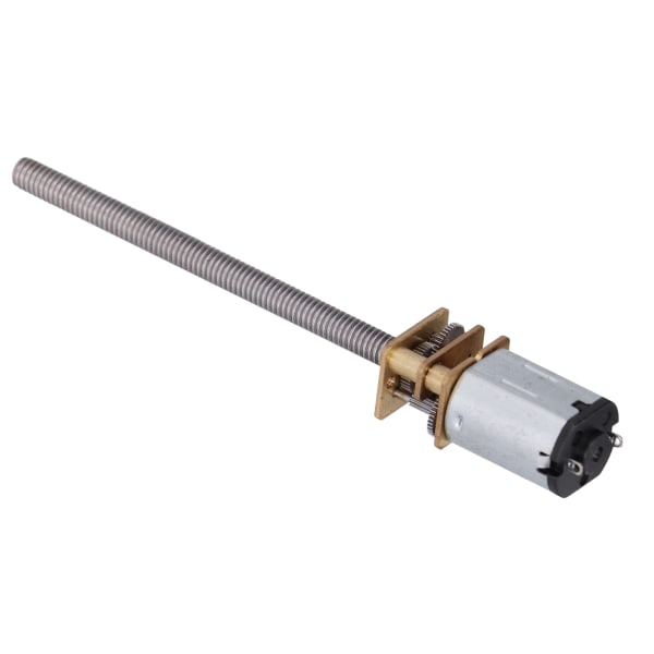 DC 6V Lineær girmotor blyskruve girkasse M4x55mm 90RPM for husholdningsapparater robot
