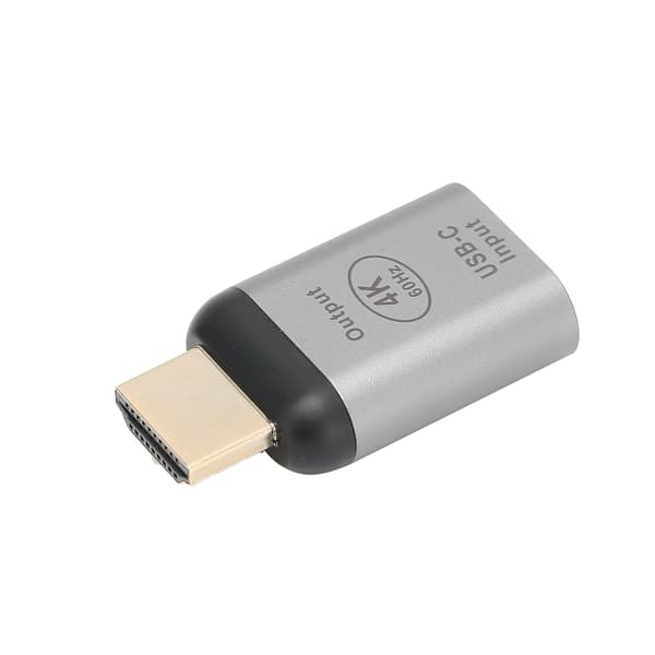 Typ-C hona till HD Multimedia Interface-adapter 4K 60Hz-adapter Typ C 4K-omvandlare för Windows/Android/OS X