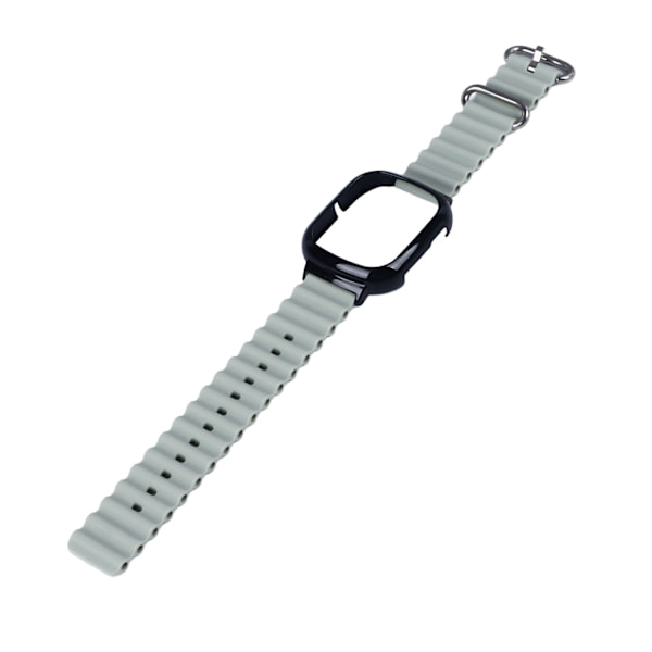 Klockarmband i silikon med inbyggt PC-fodral, trendigt justerbart armband för Honor 4, ljusgrön