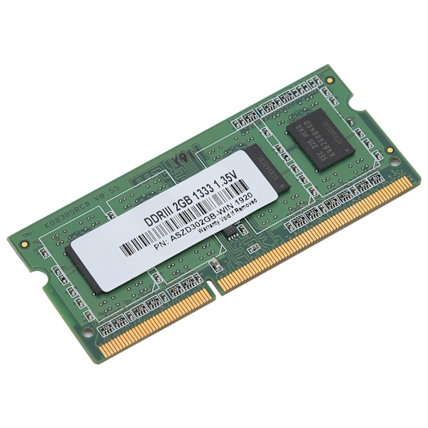 ASint kannettava muisti RAM DDR3 1333MHZ 2GB 1.35V kannettavan muistipankki tietokoneen tarvikkeet