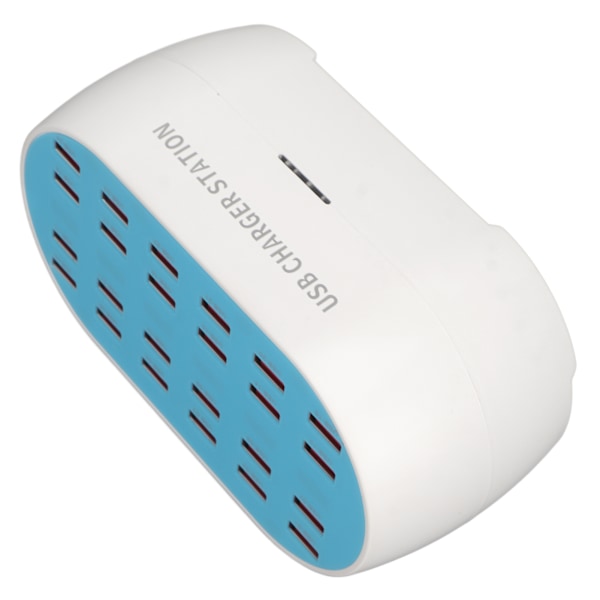 USB-ladestasjon 160W 24 porter Smart Chip Multippel USB-skrivebordslader for hotellbutikkskole 100‑240V EU-plugg