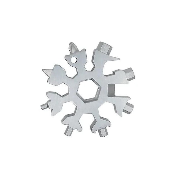 Fars Dag 18-i-1 Snöflinga Multiverktyg Presentset för Pappor Unik Födelsedagspresent för Honom från Dotter Fru Son Barn