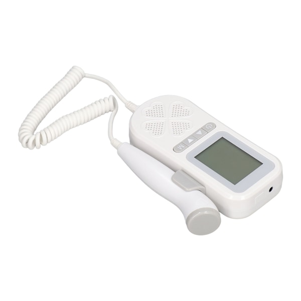 Fetal Hjertemonitor 3 Tilstande Nøjagtig Vandtæt Probe Digitalt Display Baby Hjerterytme Detektor til Graviditet Hjem Grå