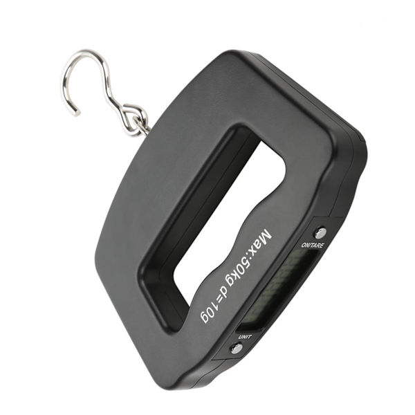 50kg/10g Bärbar Digital Precise Mini Fish Hook Våg Elektronisk bagagehängande vikt