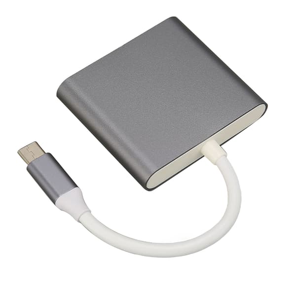 3 in 1 USB C -keskitin USB C - USB3.0 USB C High Definition Multimedia Interface -moniporttikeskitin Windowsille ja OS:lle