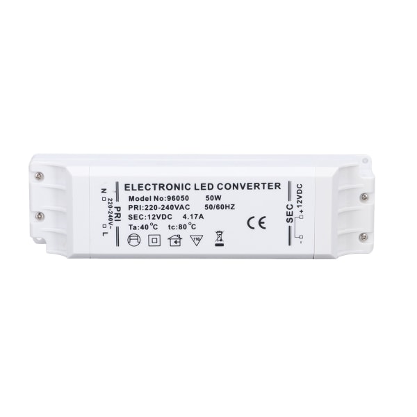 LED-driver 50W 12V 4,17A Strømtransformator LED Konstantstrømdrift Strømforsyning AC 220V