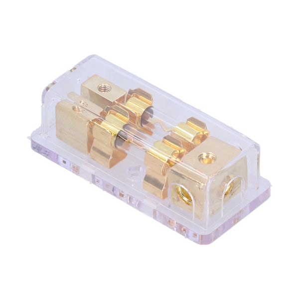 1x0GA inn/2x4GA ut Power Distribution Block Sikringsholder Elektrisk Beskyttelse for Bilstereo Audio