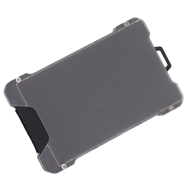 Smal plånbok transparent ID-kortsficka anti-avmagnetisering aluminiumlegering korthållare grå