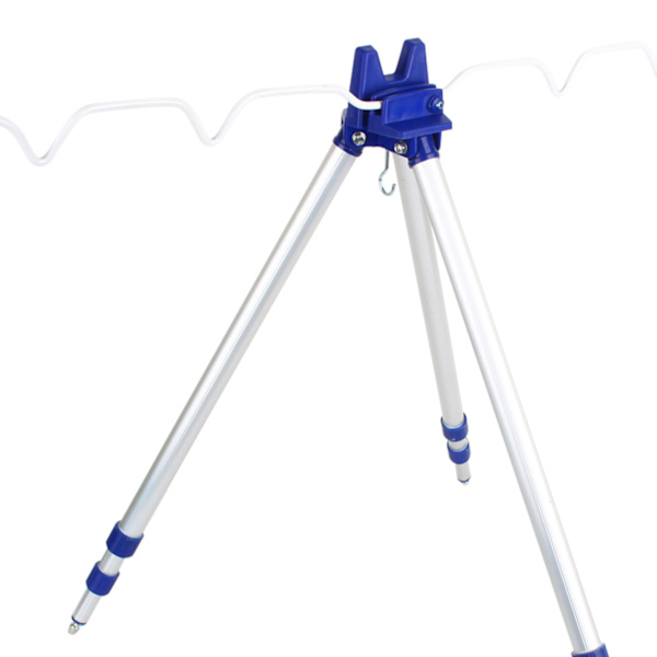 Fiske Stænger Tripod Aluminium Legering Indtrækkelig Fiske Stang Stativ til Udendørs