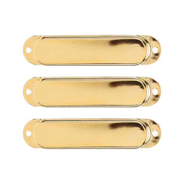 3 st Elgitarr Single Coil Pickup Skydd Koppar Instrument Tillbehör Set Kit Guld