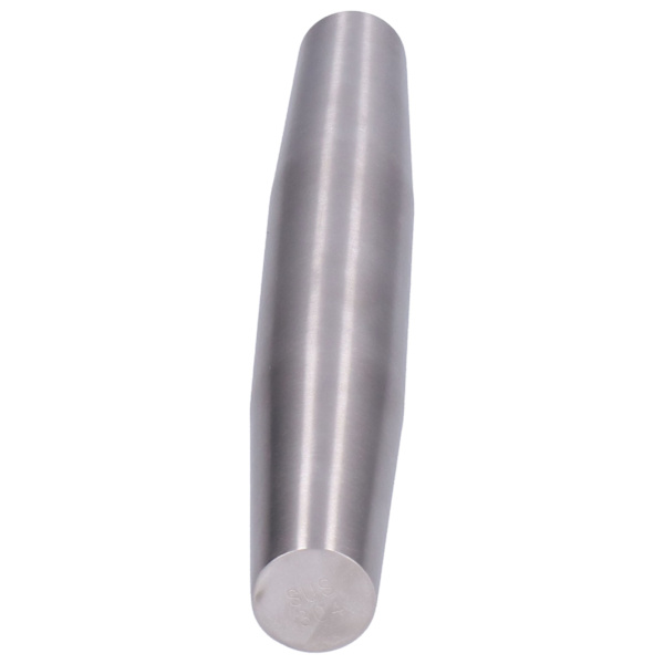 Rullepind i rustfrit stål, tilspidset, non-stick, til mel, dumplingdej, bageværktøj (23 cm)