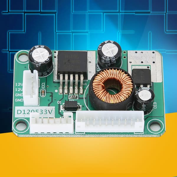 5 stk. DC Step Down Modul 12V til 5V 3.3V 3A Høj Effektivitet til LCD Strømforsyning
