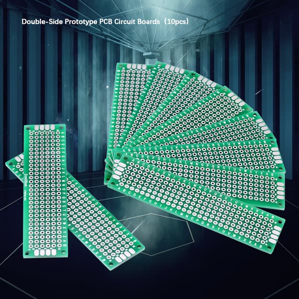 10 stk. 2cm x 8cm Dobbeltsidig Prototyping DIY Lodding Universell PCB Kretskort