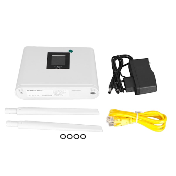 4G WiFi-router 150 Mbps Standard SIM-kortspor 20 enheder understøttet LCD-skærm Mobil WiFi Hotspot til Europa Asien 100-240V EU-stik