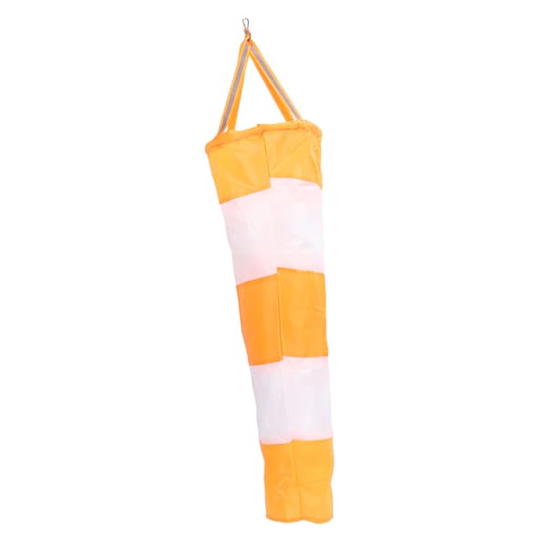 Vindpose Vindretningsmåling Sokkepose Orange Polyester 80cm til Udendørs Lufthavn Fluorescerende