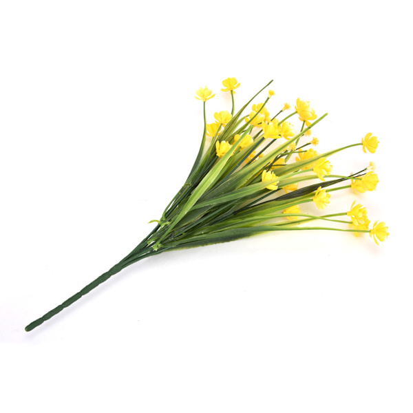 Kunstige falske blomsterbuket udendørs grønt buske planter indendørs udendørs hjem have dekoration