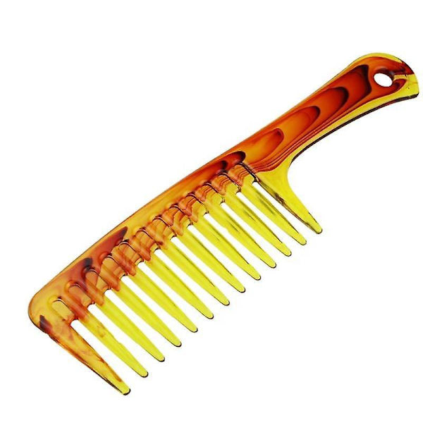 Avredande och lockdefinierande kam med breda tänder - Bekvämt handtag (24cm)