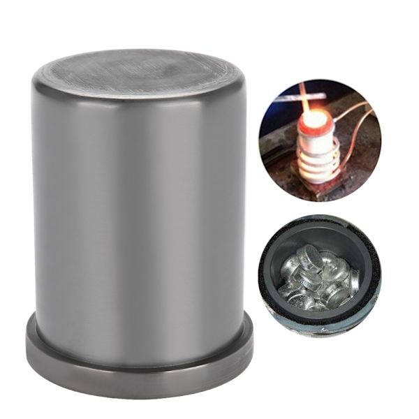 Grafittdigel Metall Smelting Gull Sølv Skrap Ovn Støpeform Smelte (3 kg)