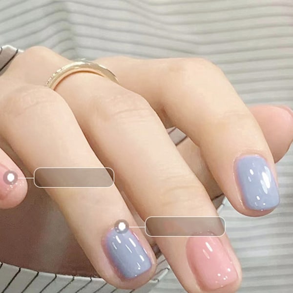 Nagellack Gel Vattenbaserad Hög Glans Blank Hållbar Frostad Nagellack för Damer B13