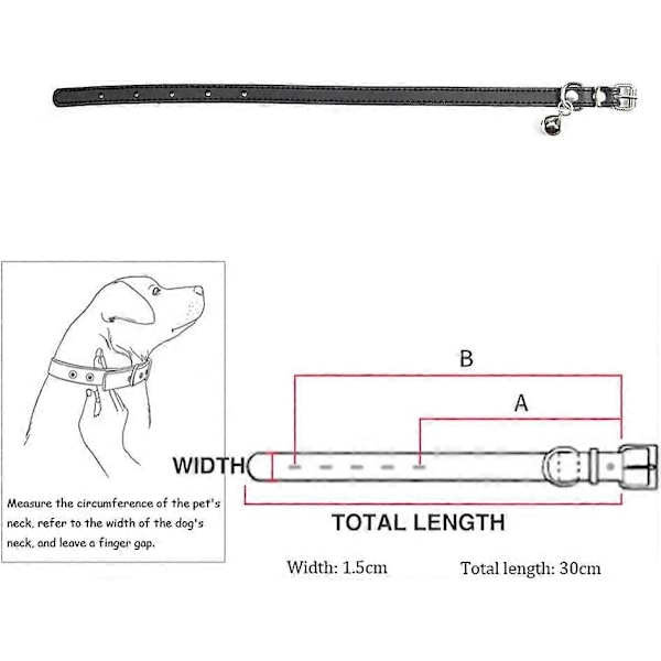 2 st Katt Halsband, Läder Katthalsband, Katthalsband, Justerbart Katthalsband, Läder Katthalsband, Justerbart Katthalsband för Katter med Spänne