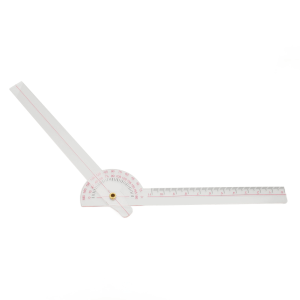 Ledgångsgoniometer 360 Grader Noggrann Mätning Ryggradskrökning Goniometerverktyg för Knä Armbåge Finger