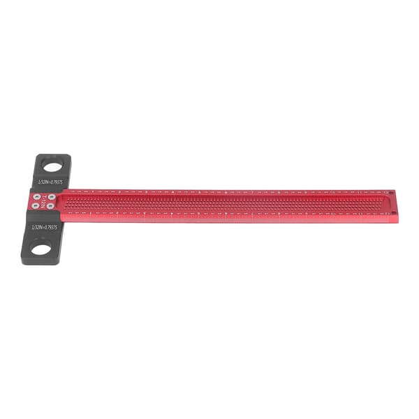 Tømrer Scriber T-firkantlinjal Metrisk aluminiumslegering for tømrerarbeidsoppsettmåling