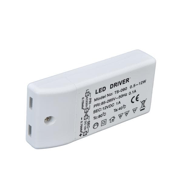 LED-driver 12W 12V DC 1A strømforsyning LED-lampe konstantstrømsdriver strøm AC 85-265V 0.1