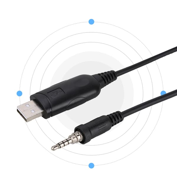 USB Programmeringskabel för YAESU VERTEX VX-6 VX-6E VX-6R VX-7E VX-7R Walkie Talkie Tillbehör