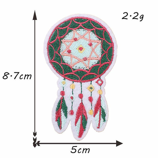 Fruit Patch Set - Ananas vattenmelon broderade tyglappar (18st)