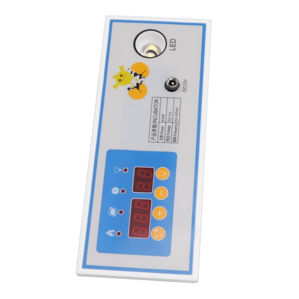 60W 12V Inkubator Termostat Plast Automatisk Inkubator Temperaturkontroll for Mini Inkubator Tilbehør