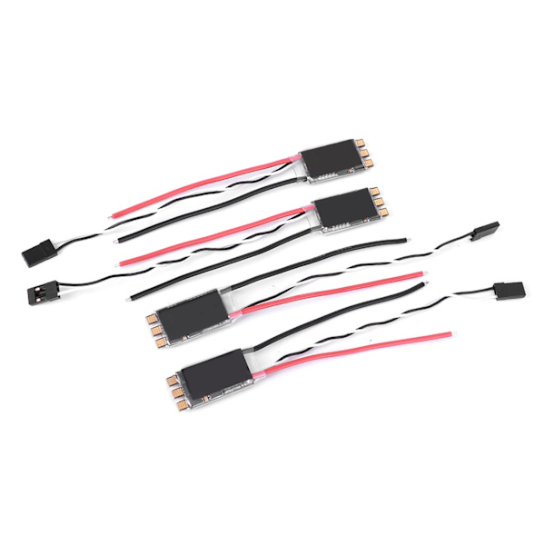 4 stk. 30AS ESC 2-6S børsteløs ESC opgraderingsdele egnet til FPV multicopter quadcopter (sort)