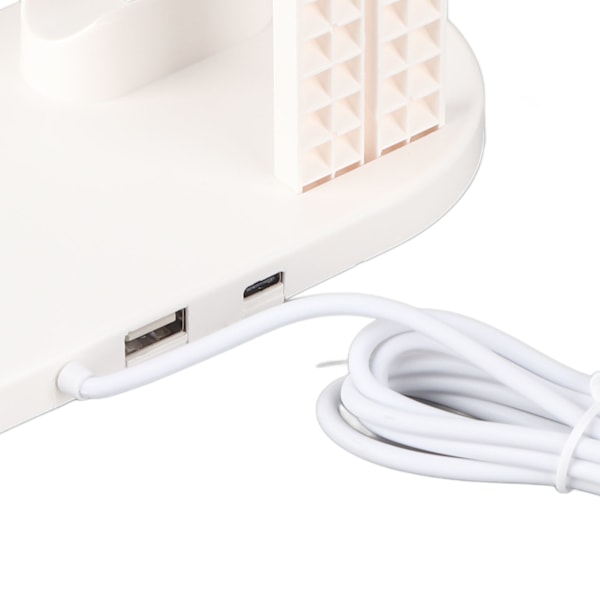 4 i 1 trådløs lader, hurtig trådløs ladestasjon, brakettstøtte for iPhone 14, for iWatch, for IOS-ørepropper, hvit