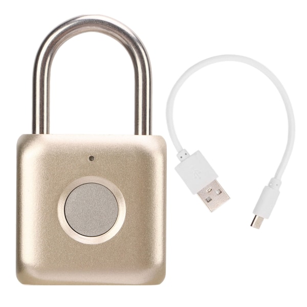 Fingeravtryckshänglås IPX2 Vattentätt Smart Keyless Biometriskt tumavtryckslås för skåp Ryggsäck Resväska