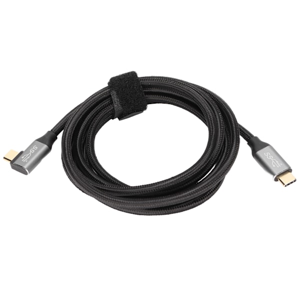 2m 100W 4K Oikea kulma 5A Type C PD -kaapeli Huawei-puhelimille ja -tableteille USB C - USB C -kaapeli