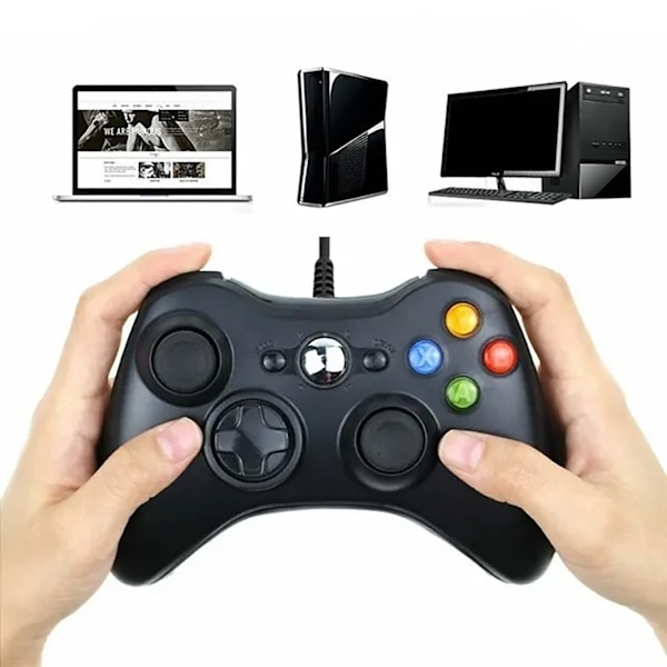 Kablet Gaming Controller Gamepad Universal Joystick Gamepad til Android til PC Bærbar Sort