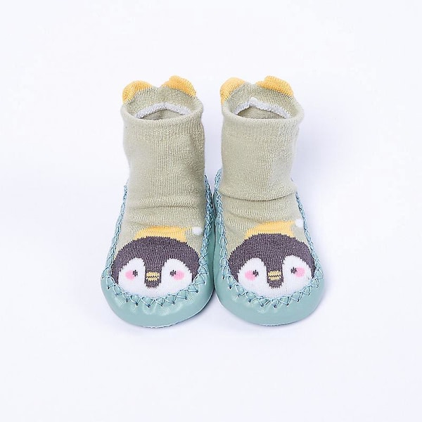 Organiska Bomulls Baby Booties Unisex Justerbara Toffelstrumpor 5 Par