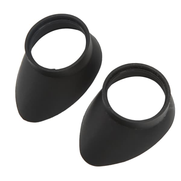 Vikbara gummiögonmusslor - 2 st, 27 mm innerdiameter - för mikroskop, teleskop, okulära instrument