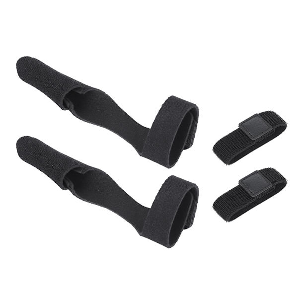 2 set Bärbart fiskespöbälte Hög flexibilitet Stångskydd Cap Rem Fästbandage Set Tillbehör