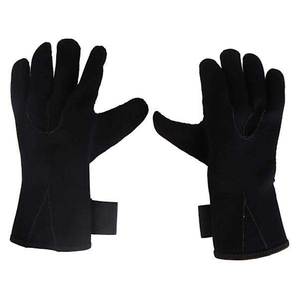 3mm Diving Gloves with Elastic Wrist Anti Slip Particles Waterproof Wetsuit Gloves for Snorkeling Paddling Surfing M