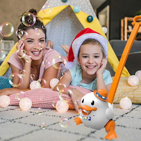 Bubbelgräsklippare för barn Hand Push Bubble Machine Utomhus Push Bubble Toys Födelsedagspresenter för flickor och pojkar
