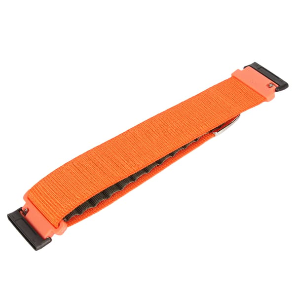 Elastisk vevd nylon smartklokkebånd erstatningstilbehør som passer til Fitbit Versa 4 3 Sense 2 Oransje og Grønn