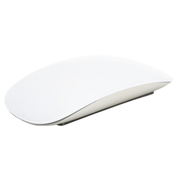 Trådlös mus Tyst Låg Decibel Uppladdningsbar Ergonomisk Portabel Touch Wheel Design Typ C Mus för hemmakontor Vit